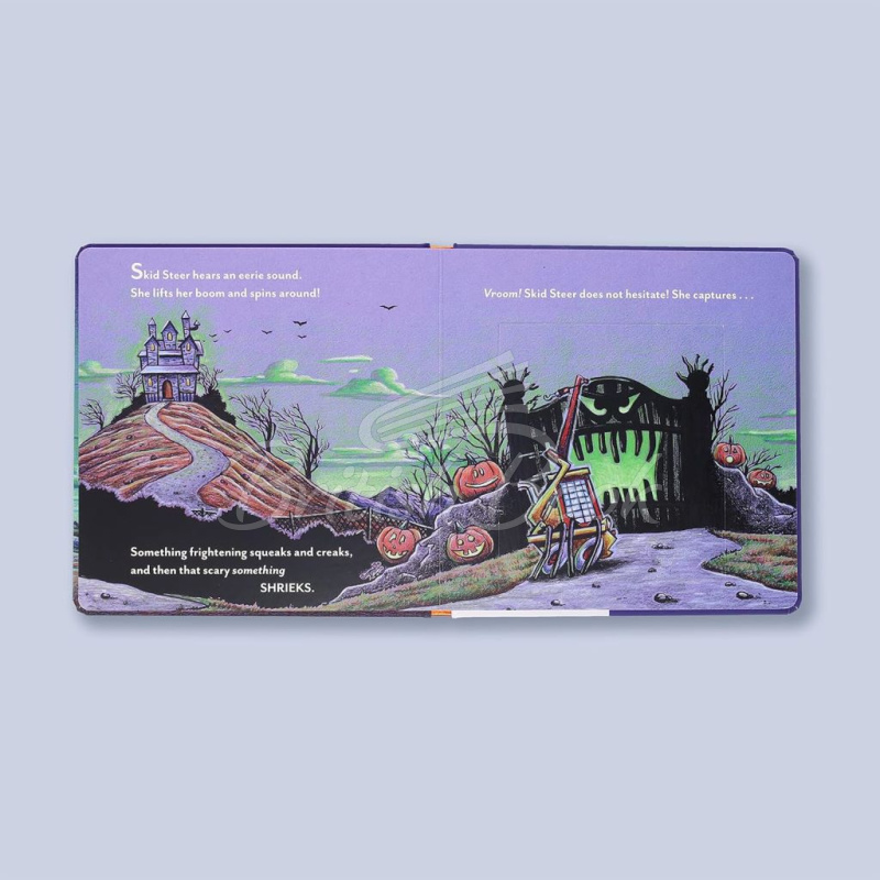 Книга Construction Site Gets a Fright! (A Halloween Lift-the-Flap Book) зображення 2