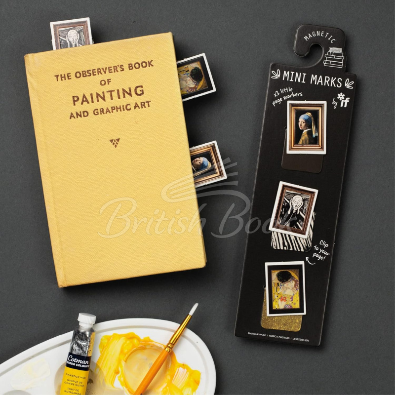 Закладка Magnetic Mini Marks: Framed Classics изображение 1