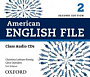 American English File Second Edition 2 Class Audio CDs