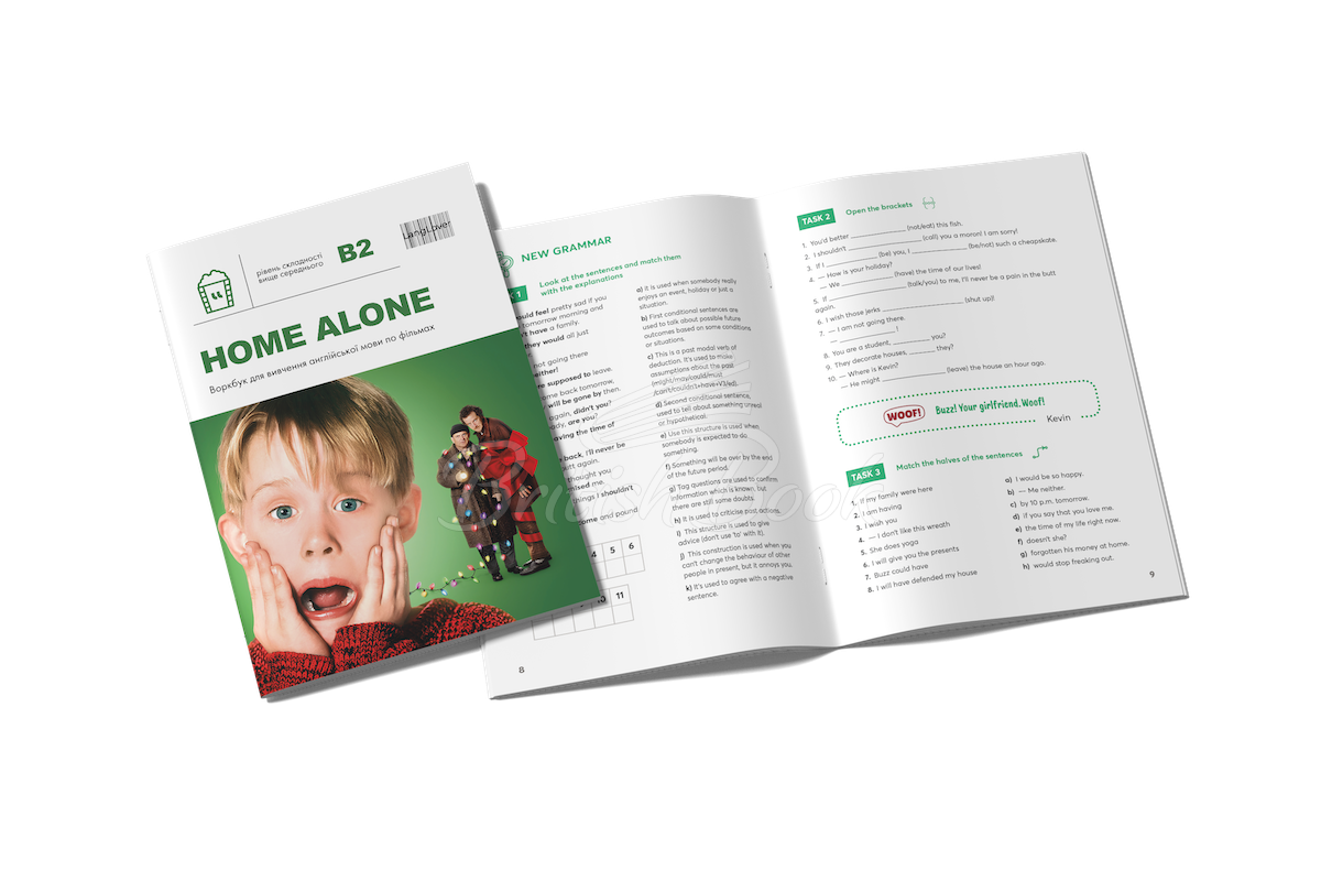 Книга Langlover Workbooks Level B2 Home Alone изображение 1