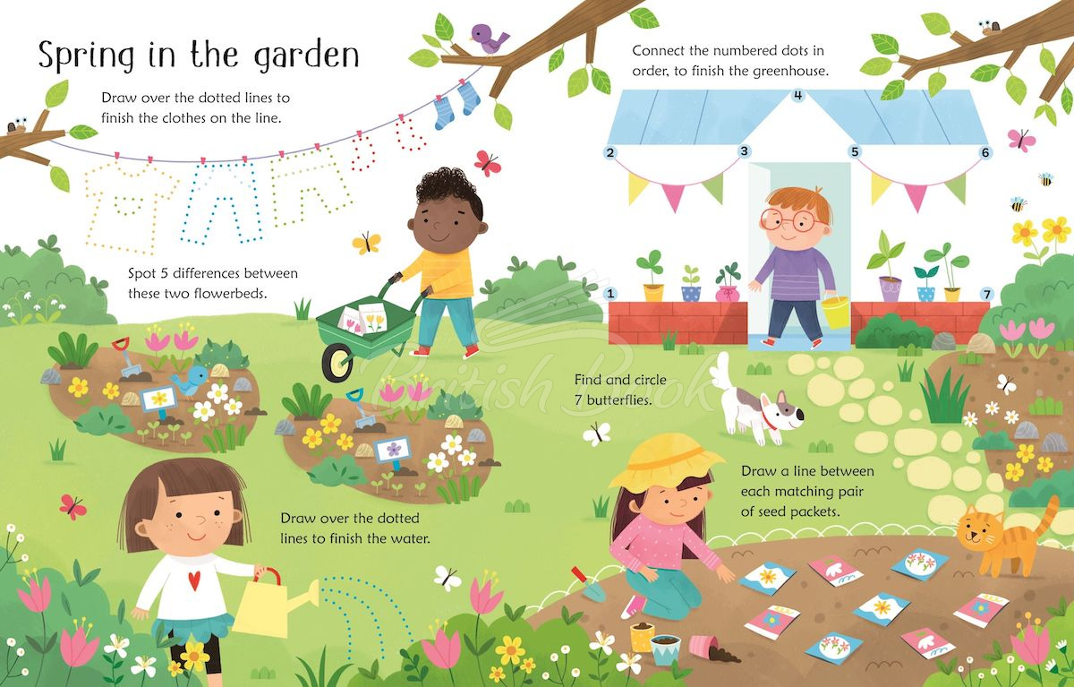 Книга Wipe-Clean Easter Activities изображение 4