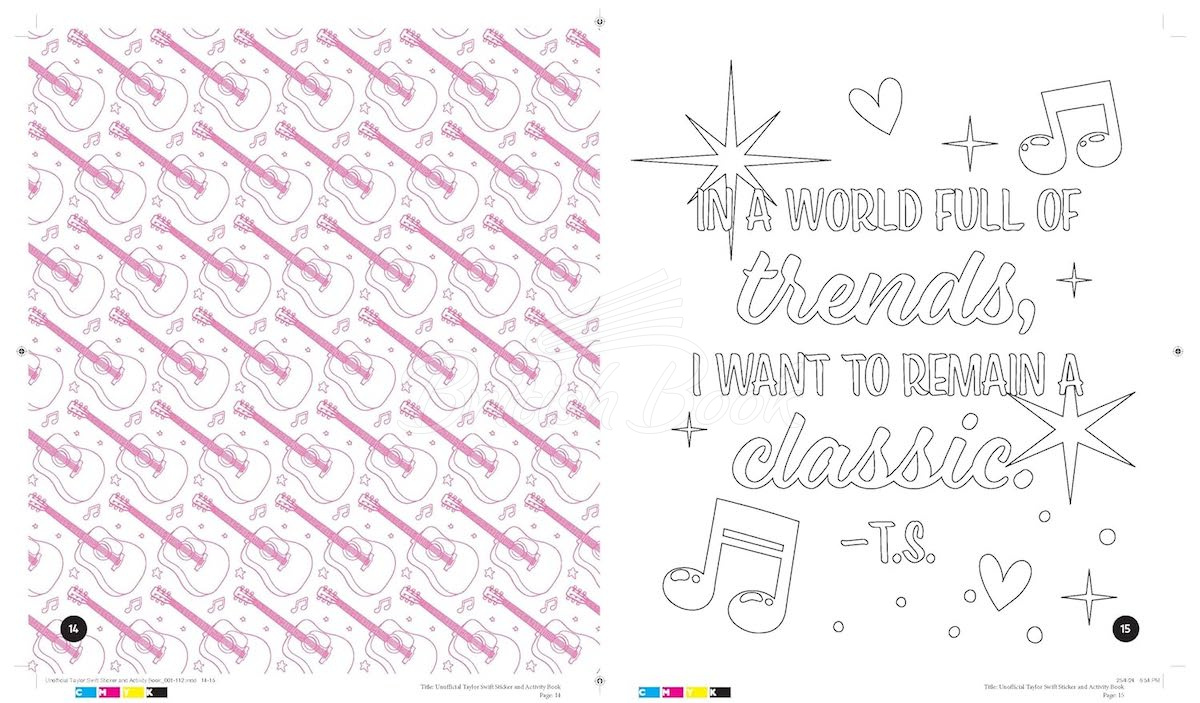 Книга The Unofficial Taylor Swift Sticker and Activity Book зображення 5