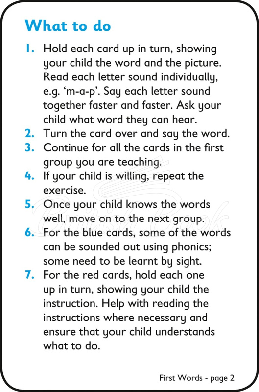 Картки Collins Easy Learning Preschool: First Words Flashcards зображення 2