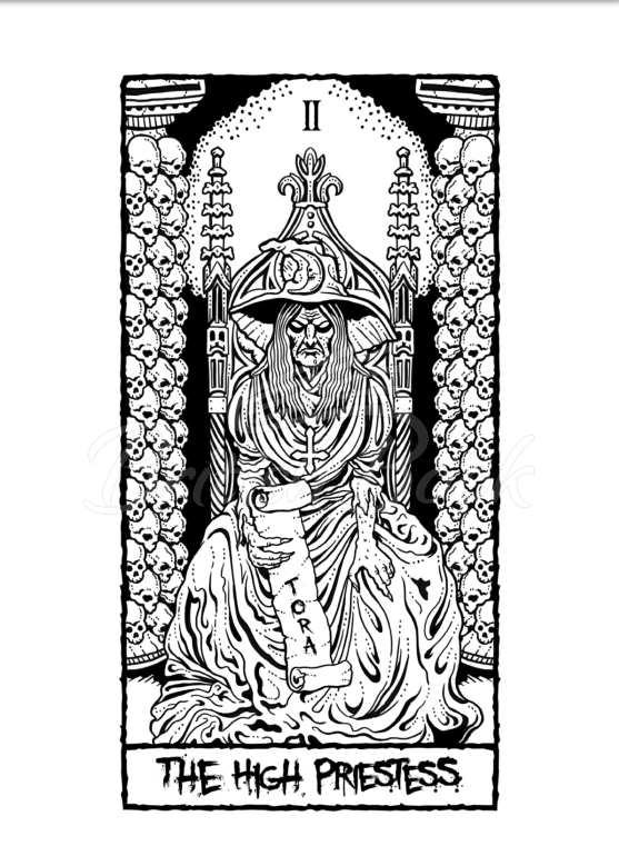 Книга The Beauty of Horror: Tarot Coloring Book зображення 9
