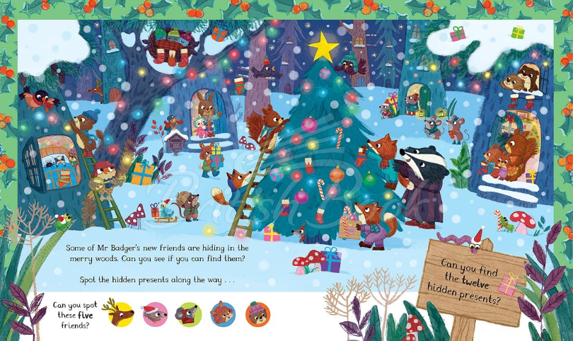 Книга Mr Badger's Christmas Wish зображення 1