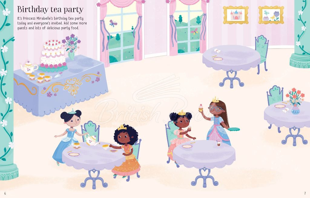 Книга First Sticker Book: Princesses зображення 1