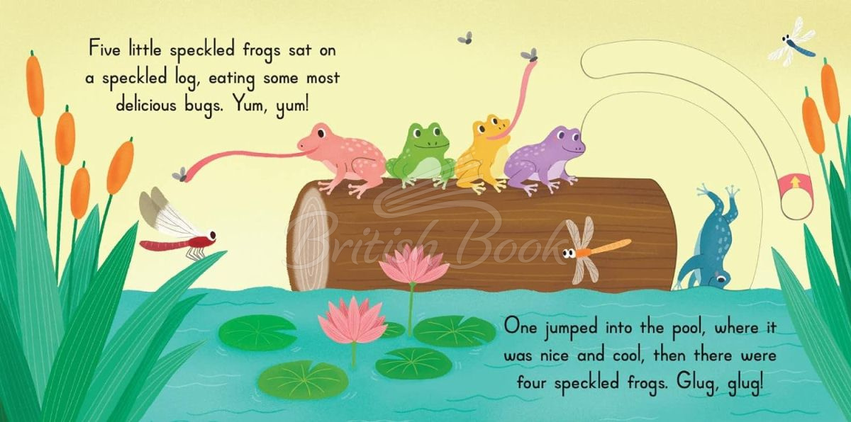 Книга Sing Along With Me! Five Little Speckled Frogs зображення 2