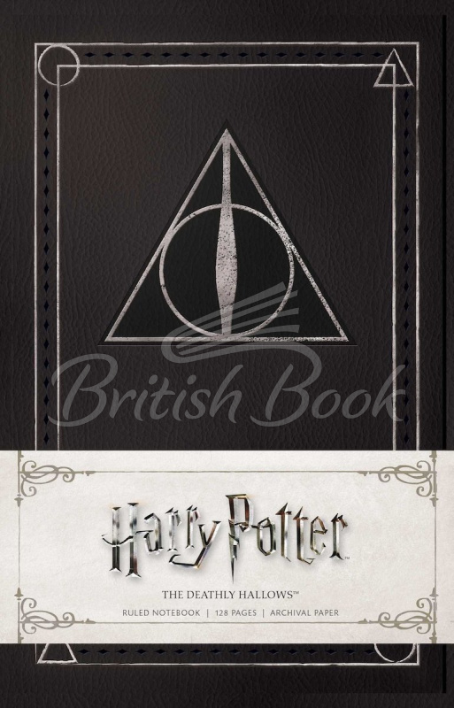 Набір Harry Potter: The Deathly Hallows Ruled Notebook зображення