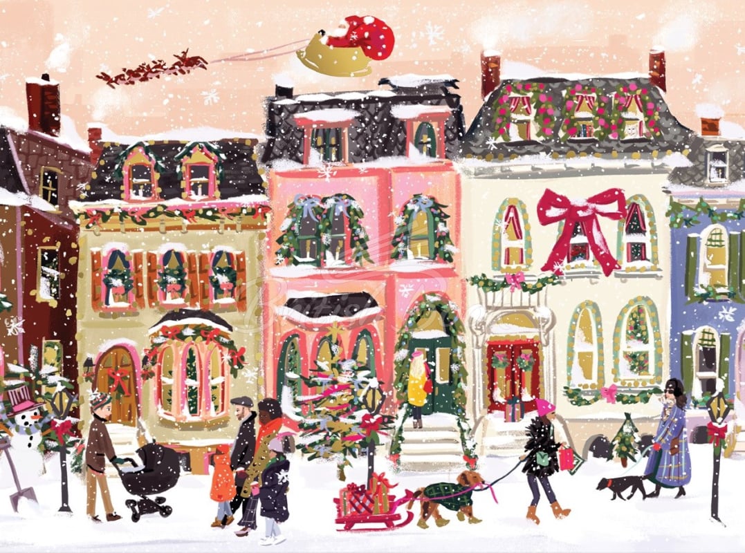 Пазл Snowfall on Main Street 1000 Piece Foil Puzzle зображення 2
