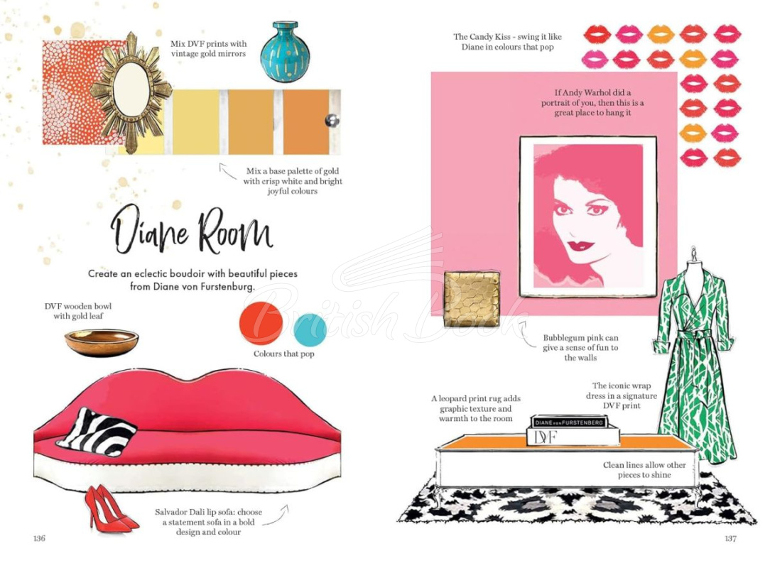 Книга Fashion House: Illustrated Interiors from the Icons of Style изображение 11