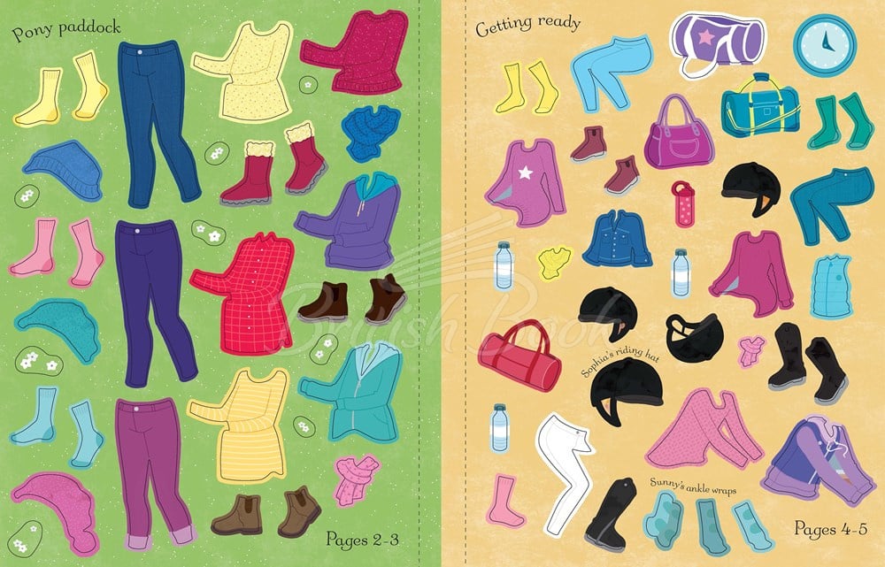 Книга Sticker Dolly Dressing: Horse Show зображення 2