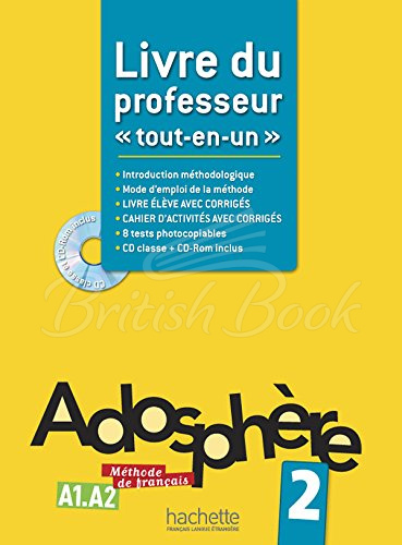 Книга для вчителя Adosphère 2 Livre du professeur зображення