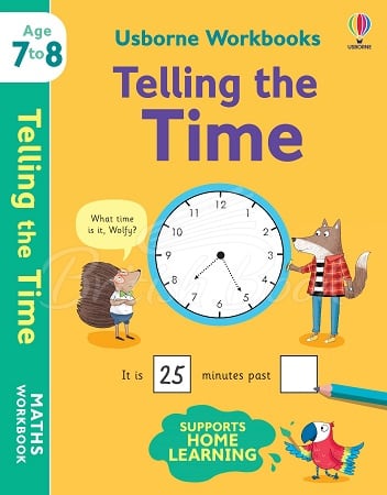 Книга Usborne Workbooks: Telling the Time (Age 7 to 8) зображення
