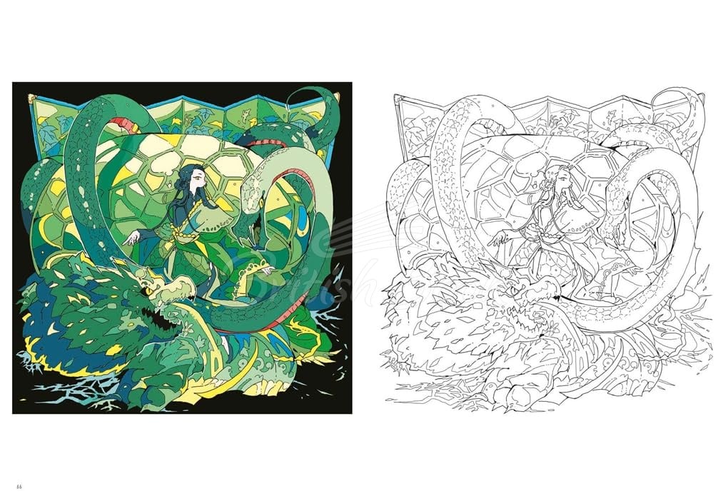 Книга Master of Manga: A Colouring Book by Narano зображення 4
