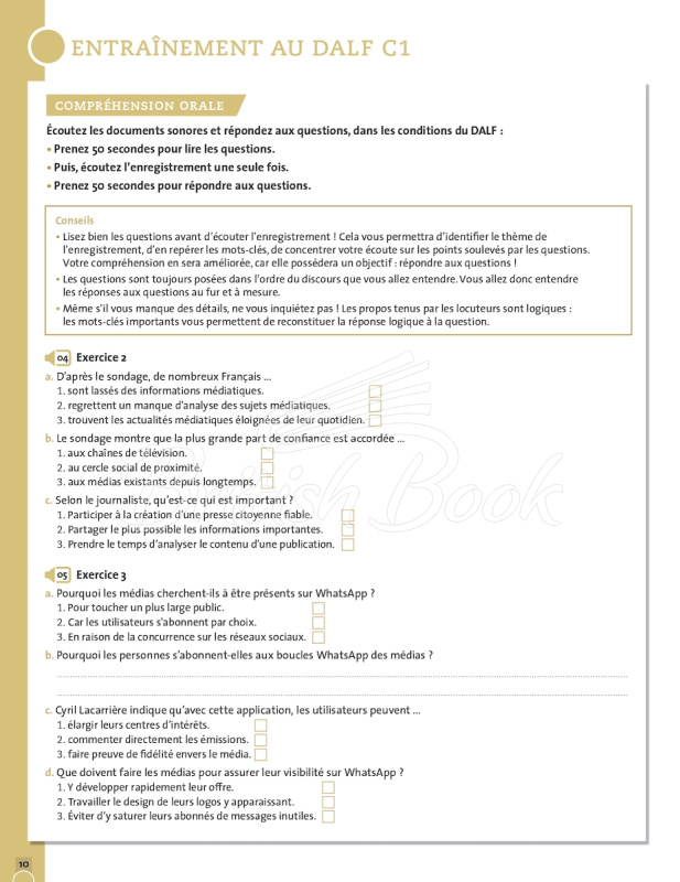 Рабочая тетрадь Odyssée C1/C2 Cahier d'activités avec audio en ligne изображение 8