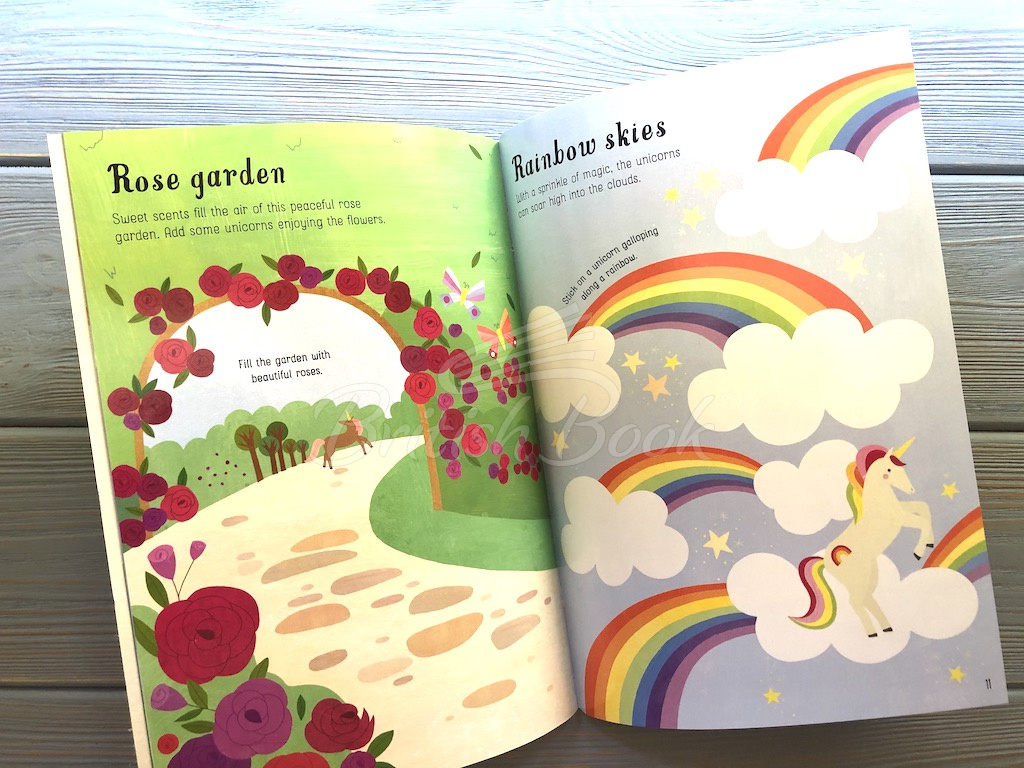 Книга Little First Stickers: Unicorns изображение 7