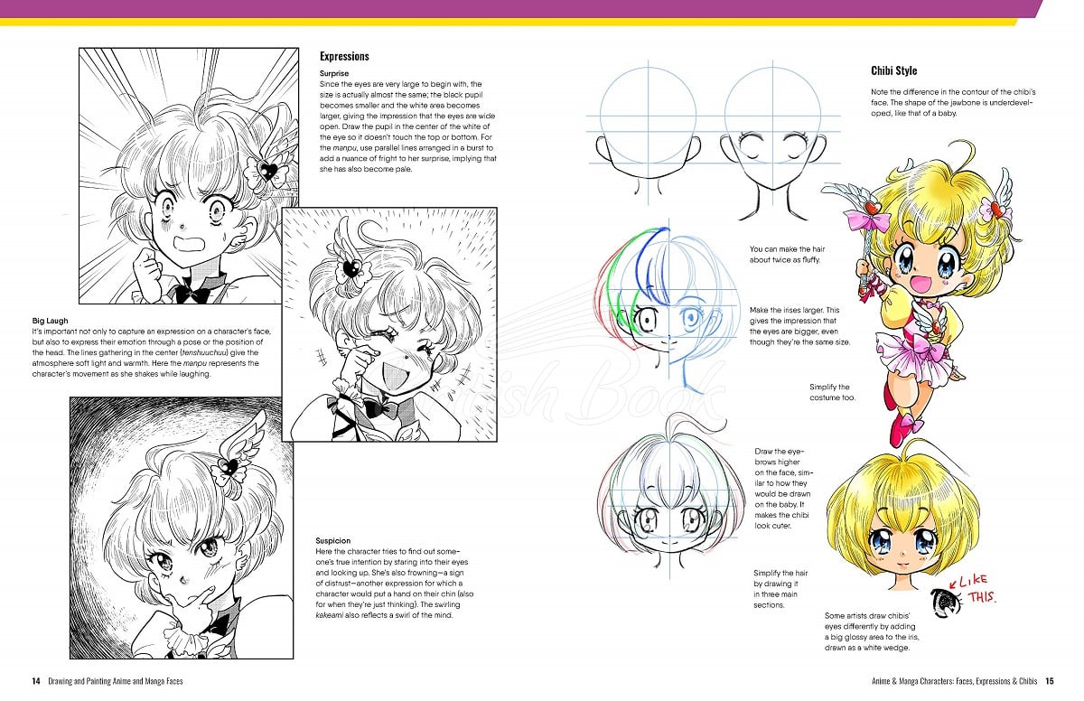 Книга Drawing and Painting Anime and Manga Faces зображення 5