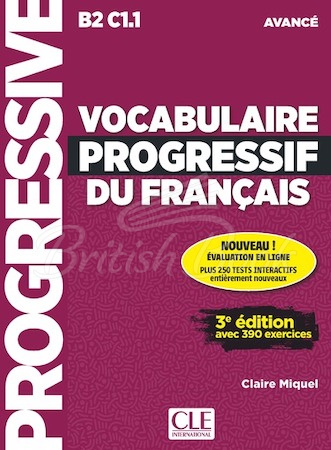 Книжка з диском Vocabulaire Progressif du Français 3e Édition Avancé avec CD audio зображення