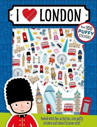Книга Puffy Stickers: I Love London изображение