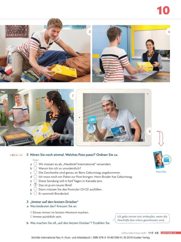 Учебник и рабочая тетрадь Schritte international Neu 4 Kurs- und Arbeitsbuch mit Audio-CD zum Arbeitsbuch изображение 18