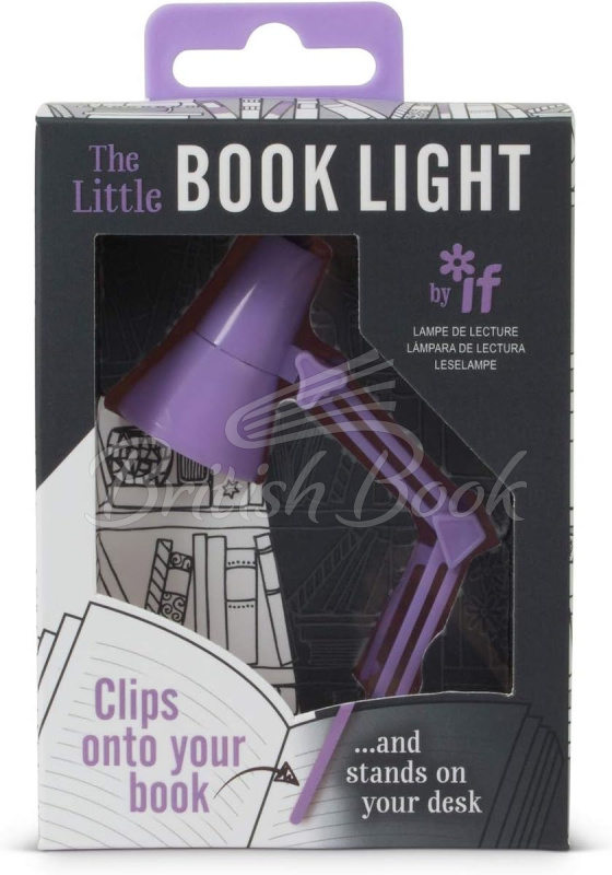 Фонарик для книг The Little Book Light Lilac изображение