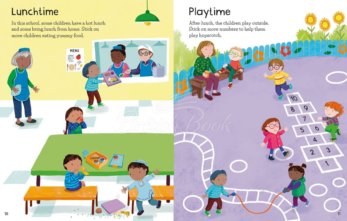 Книга First Sticker Book: Starting School зображення 1