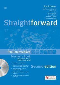 Книга для вчителя Straightforward Second Edition Pre-Intermediate Teacher's Book with eBook Pack зображення