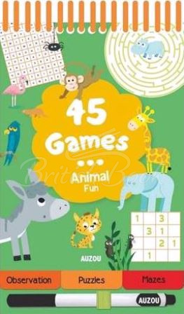 Книга 45 Games: Animal Fun зображення