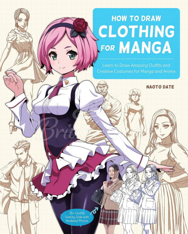Книга How to Draw Clothing for Manga изображение