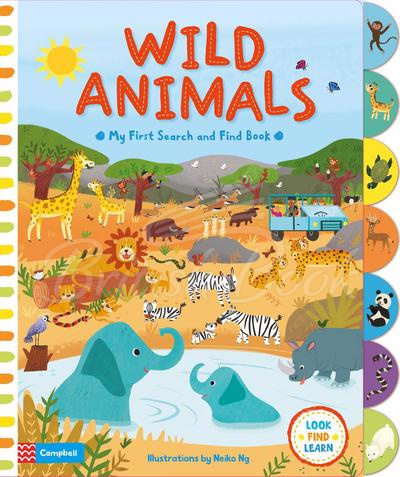 Книга My First Search and Find Book: Wild Animals зображення