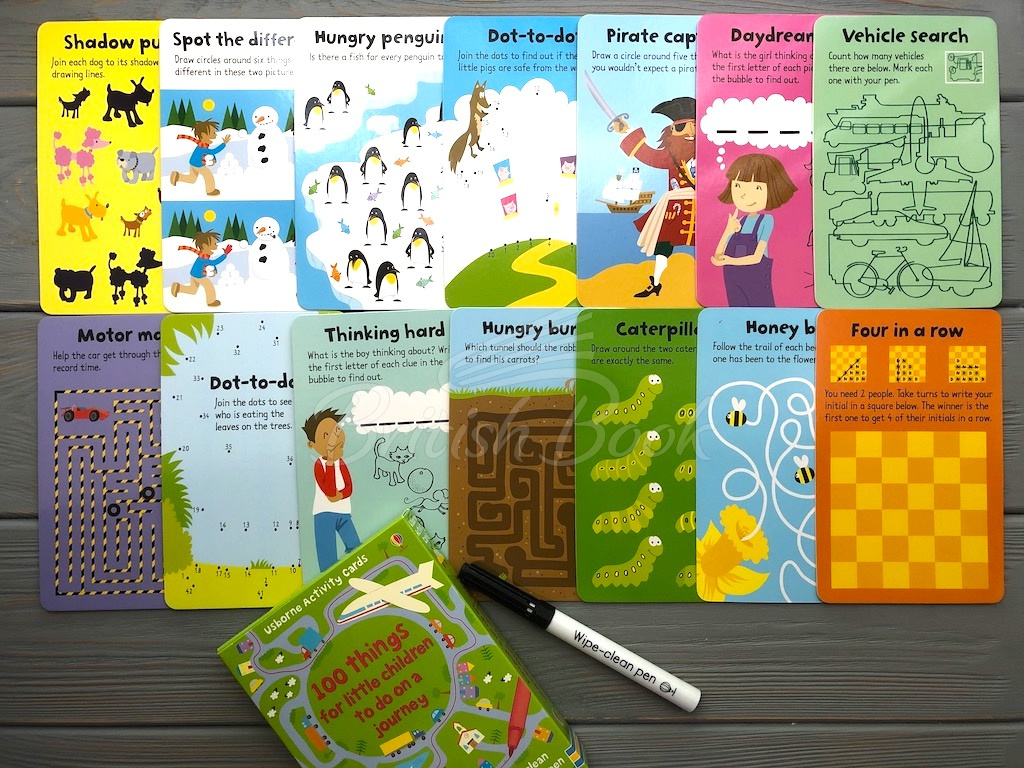 Картки з маркером 100 Things for Little Children to Do on a Journey Cards зображення 3