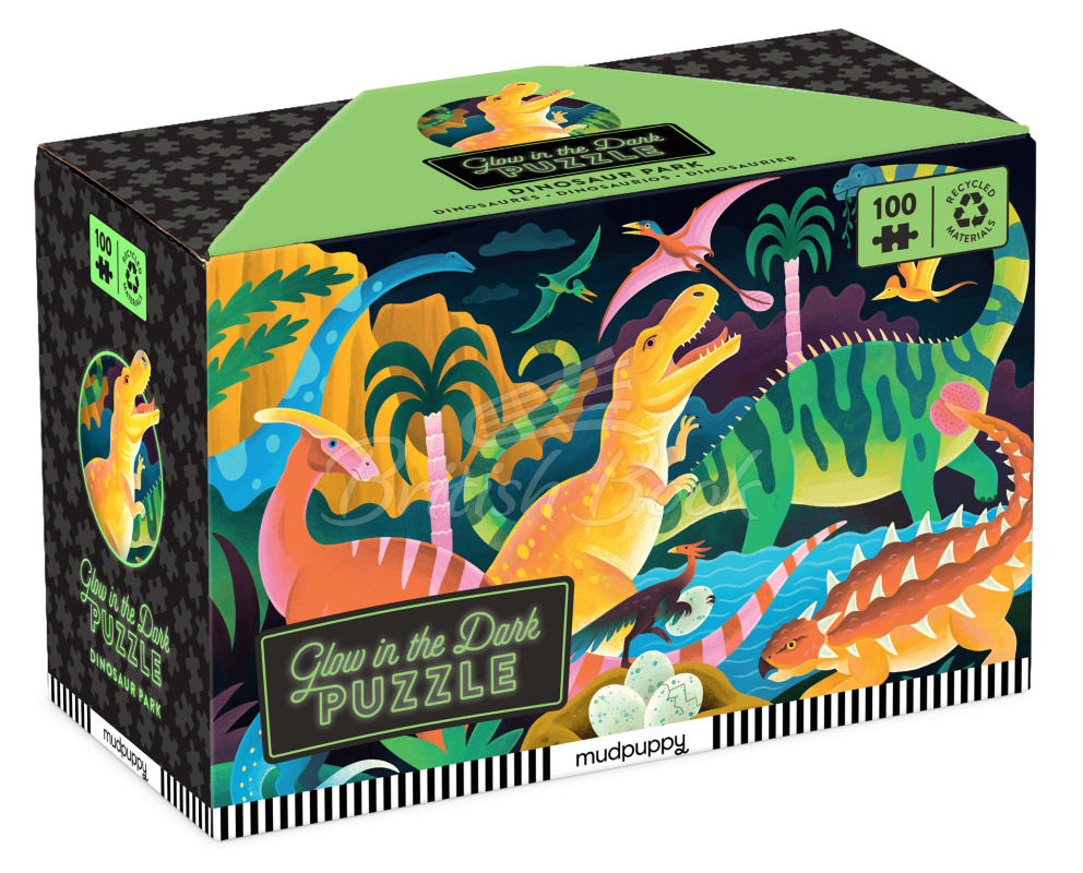 Пазл Dinosaur Park 100 Piece Glow in the Dark Puzzle зображення