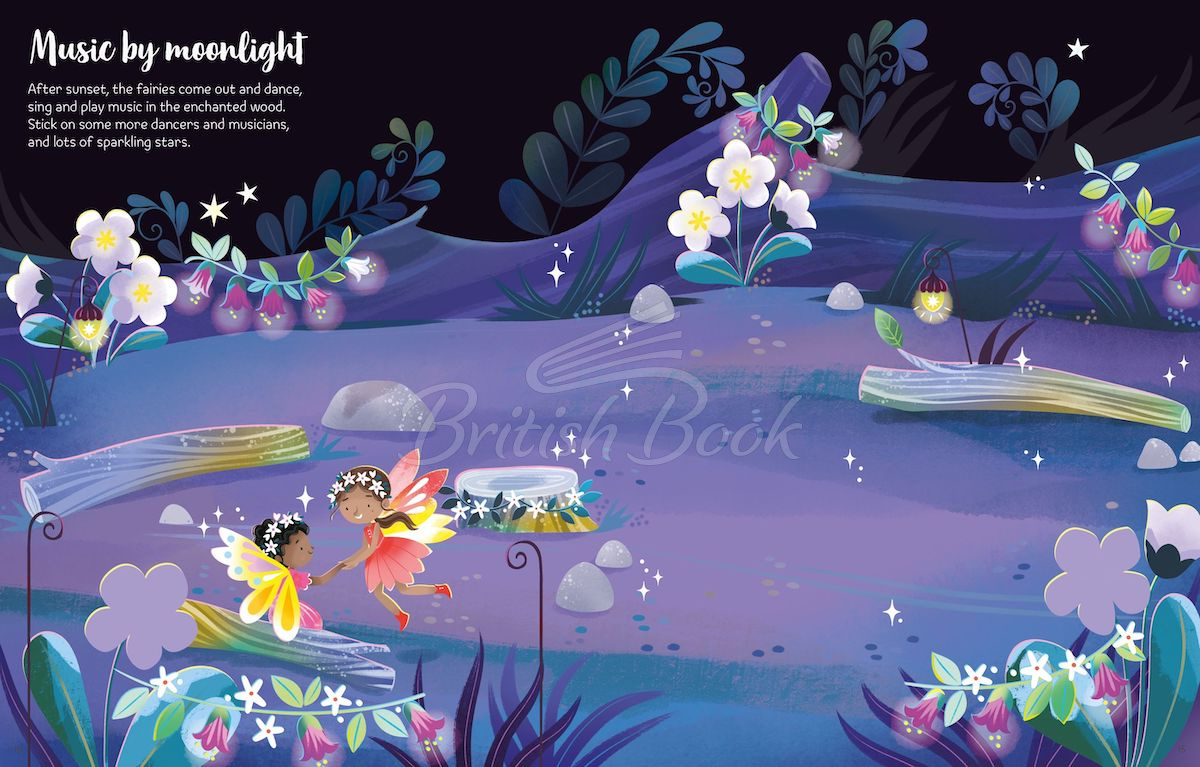 Книга First Sticker Book: Sparkly Fairies зображення 4