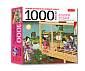 Viewing the Moon in a Japanese Garden 1000 Pieces Jigsaw Puzzle