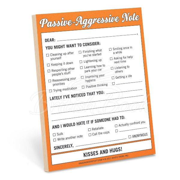 Бумага для заметок Passive-Aggressive Nifty Notes изображение 2