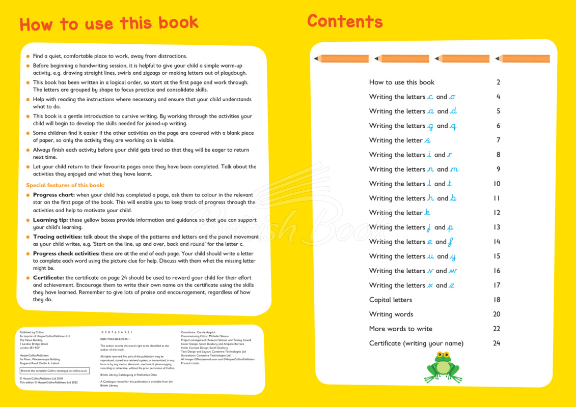Книга Collins Easy Learning Preschool: Cursive Writing (Ages 4+) зображення 1