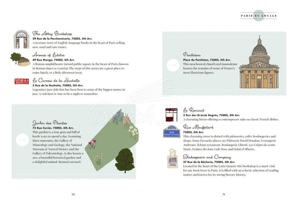 Книга Paris: Block by Block: An Illustrated Guide to the Best of France's Capital зображення 4