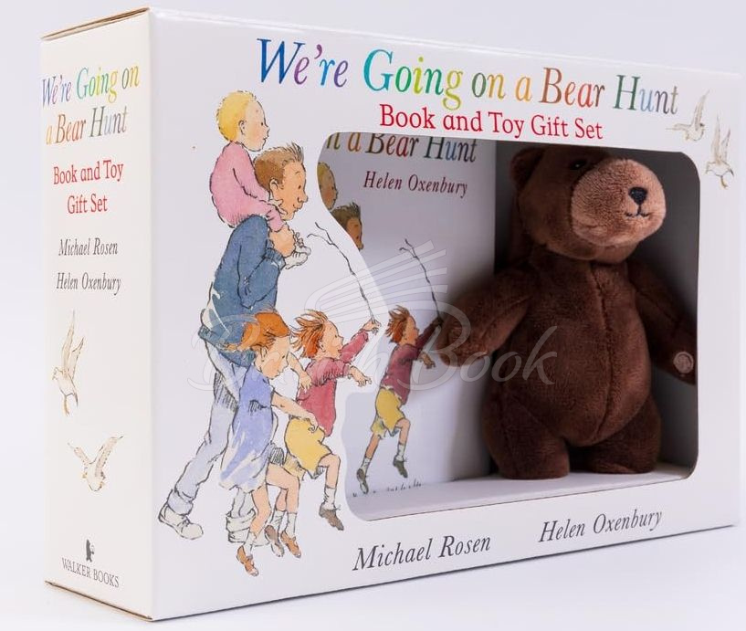 Книга We're Going on a Bear Hunt Book and Toy Gift Set изображение