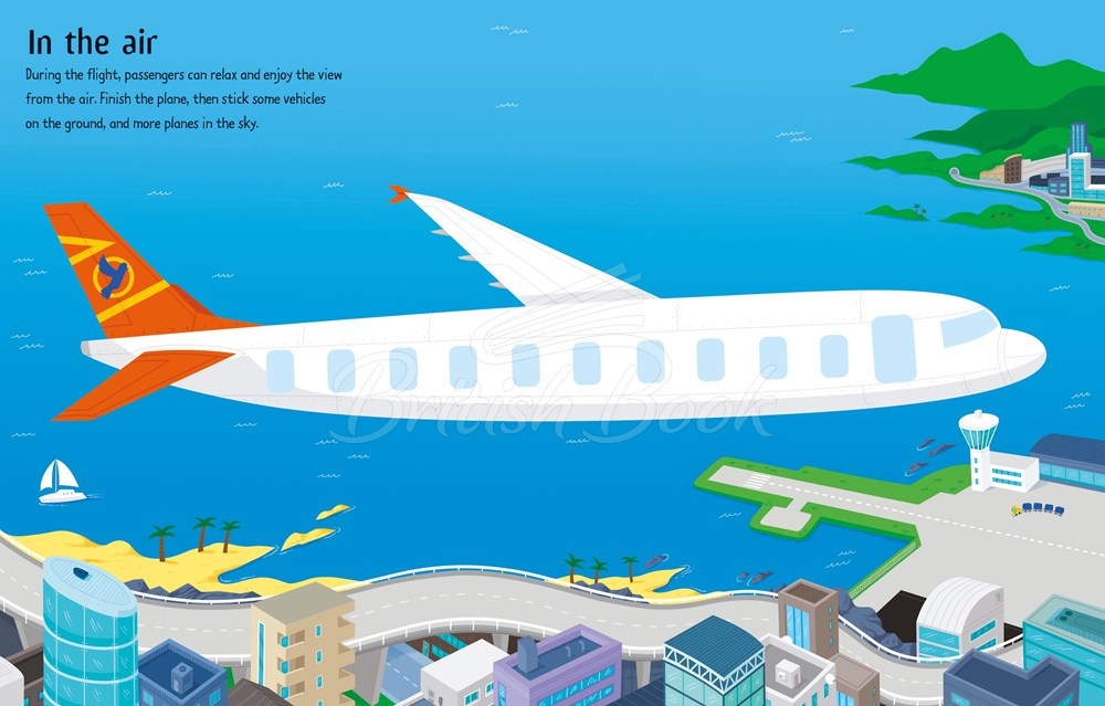 Книга First Sticker Book: Airport зображення 2