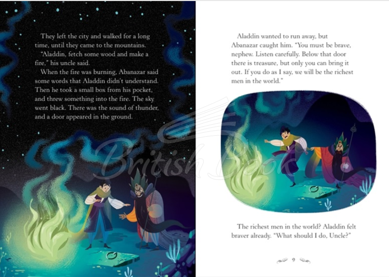 Книга Usborne English Readers Level 2 Aladdin изображение 1