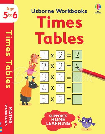 Книга Usborne Workbooks: Times Tables (Age 5 to 6) зображення