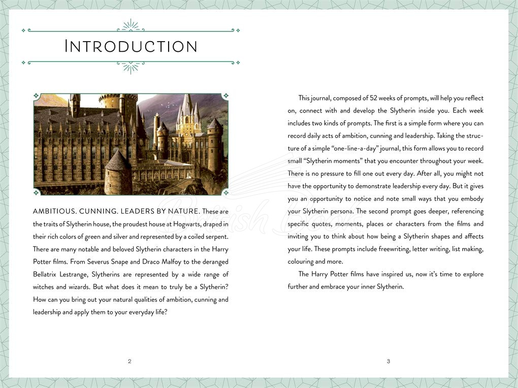 Щоденник Harry Potter: Ambition: A Guided Journal to Embrace Your Inner Slytherin зображення 2