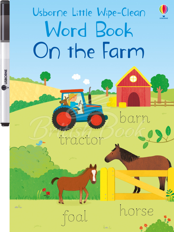 Книга Little Wipe-Clean Word Book: On the Farm изображение