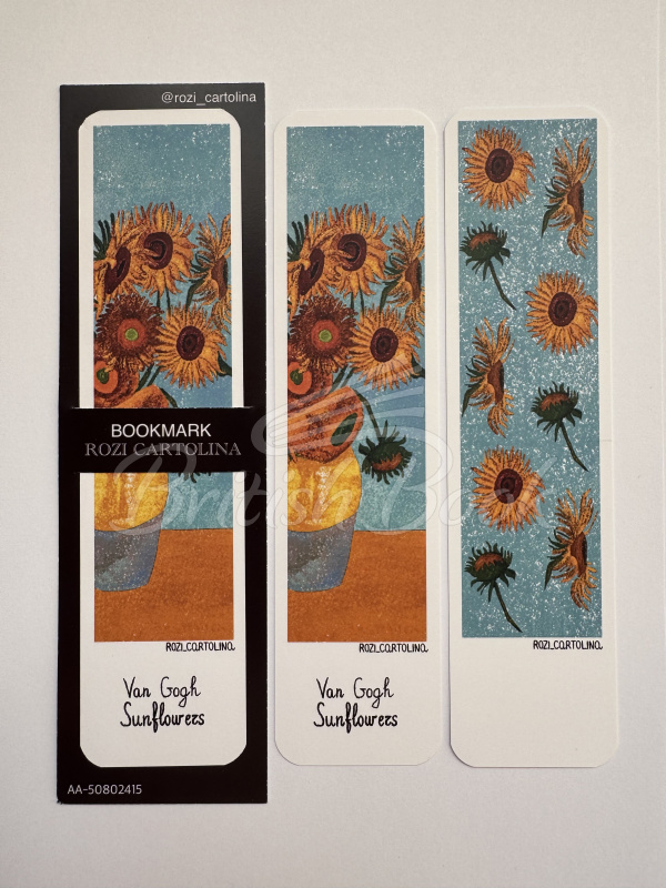 Закладка Van Gogh Sunflowers зображення 1