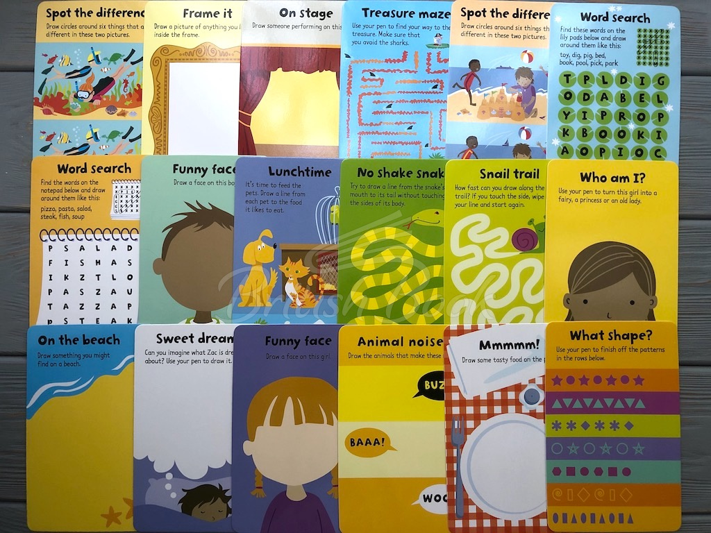Картки з маркером 100 Things for Little Children to Do on a Journey Cards зображення 6
