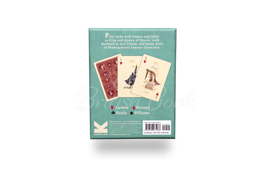 Карты игральные Shakespeare Playing Cards изображение 2