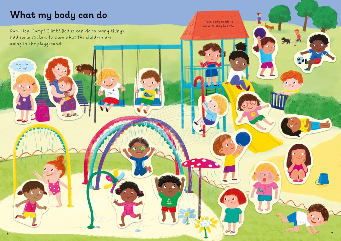 Книга Little First Stickers: My Body зображення 4