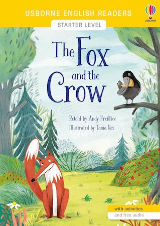 Книга Usborne English Readers Level Starter The Fox and the Crow зображення
