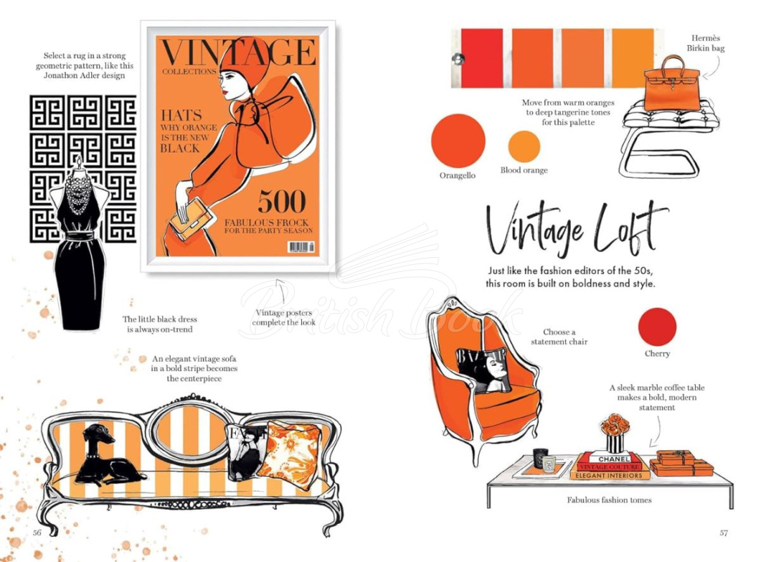 Книга Fashion House: Illustrated Interiors from the Icons of Style зображення 7