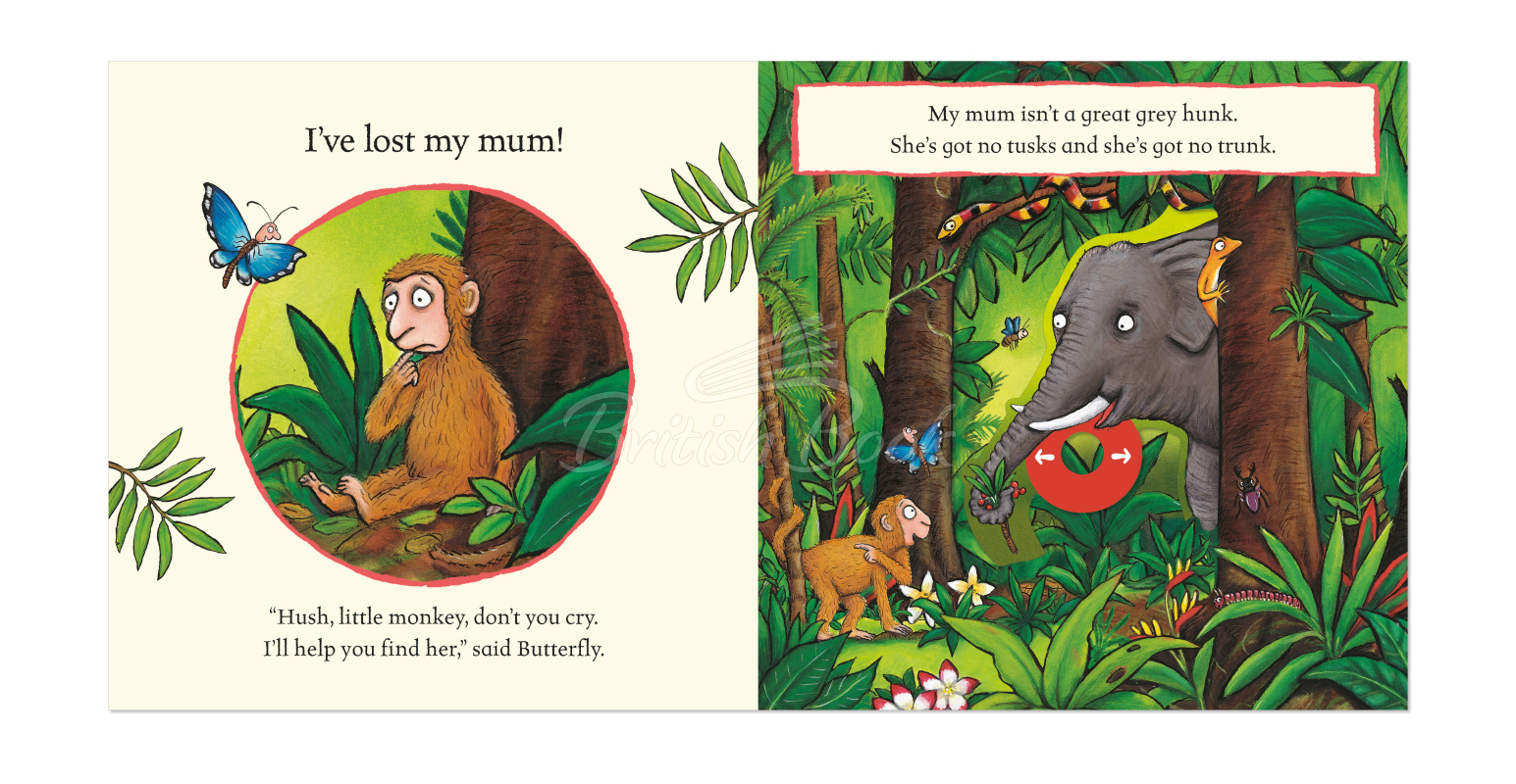 Книга Monkey Puzzle (A Push, Pull and Slide Book) зображення 1